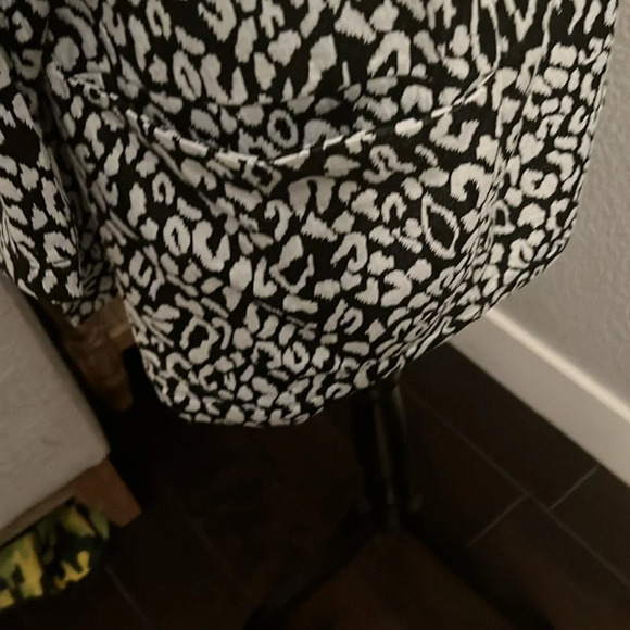Lane Bryant Cardigan Sweater Womens Plus 18/20 Black ivory Print Cardigan - Picture 4 of 7